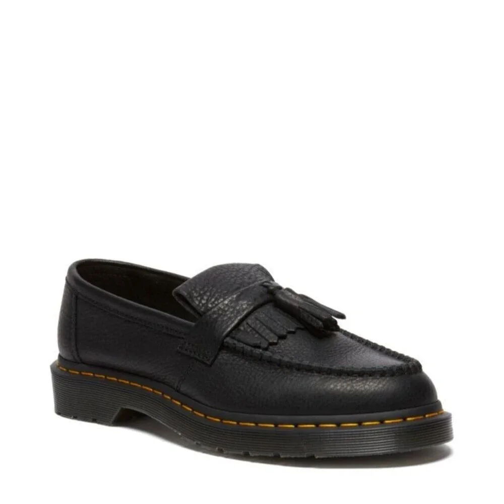 Dr. Martens Adrian R31997001 Flat Womens 6 Black Moc Toe Tassel Loafers ZOGG1300